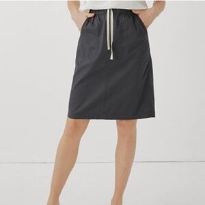 Pact Daily Twill Skirt In Storm Medium